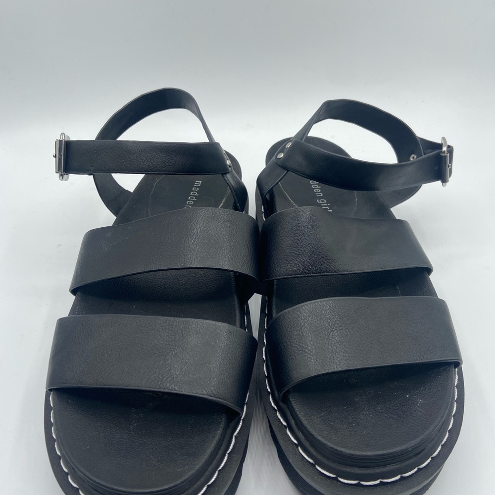 Madden Girl Stylish Black Strappy Sandals